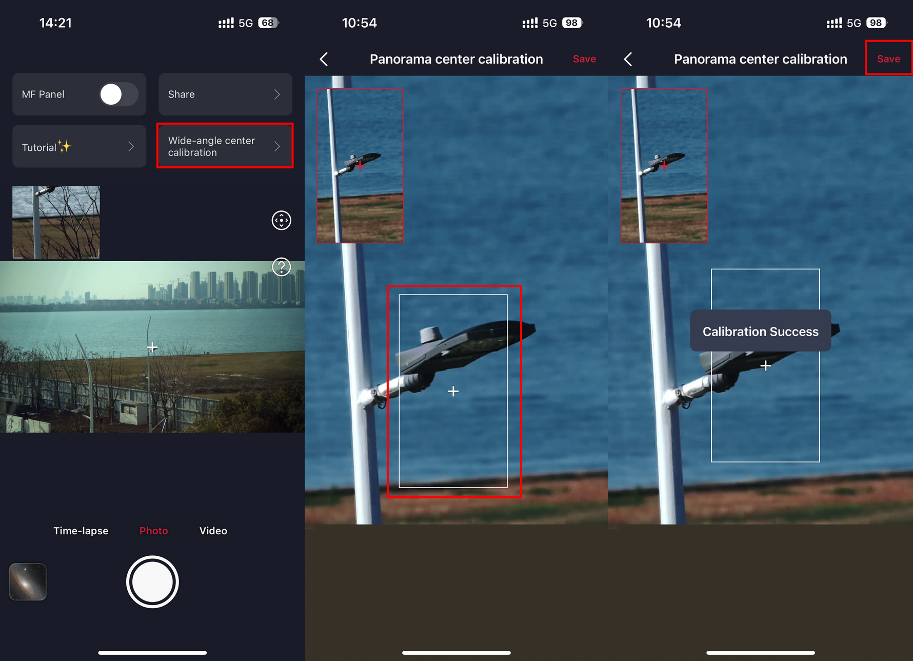 Seestar S30 panorama calibration steps for better GoTo accuracy