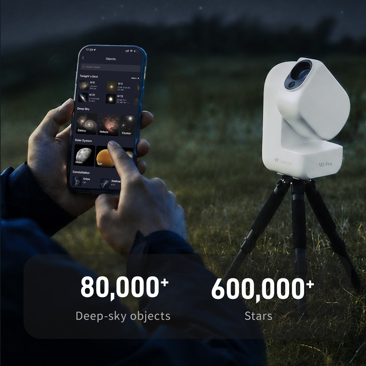 Massive Object Database. One-Tap Smart Stargazing.
