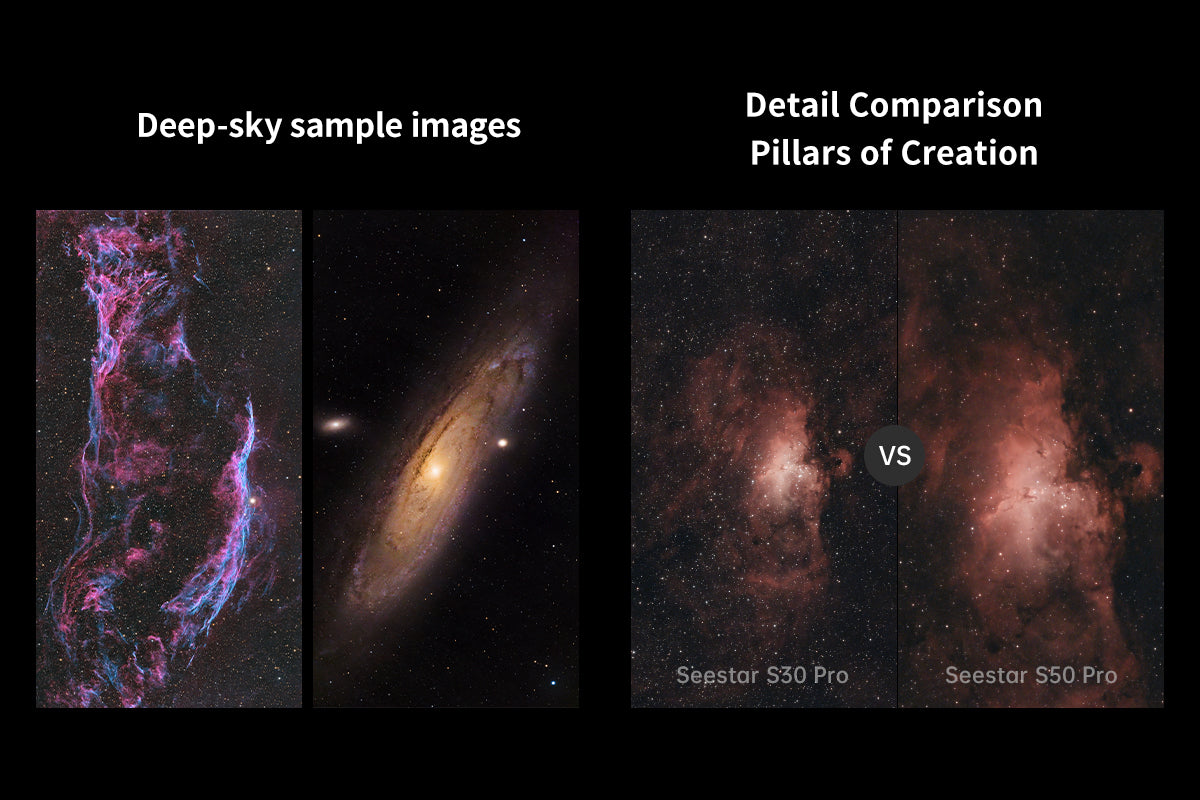 Deep-sky image detail captured with Seestar S50 Pro