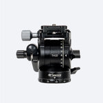 Seestar TH10 fluid tripod head front view in black.