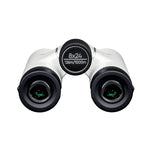 Seestar 8x24 binoculars rear view with eyepieces and specification markings.